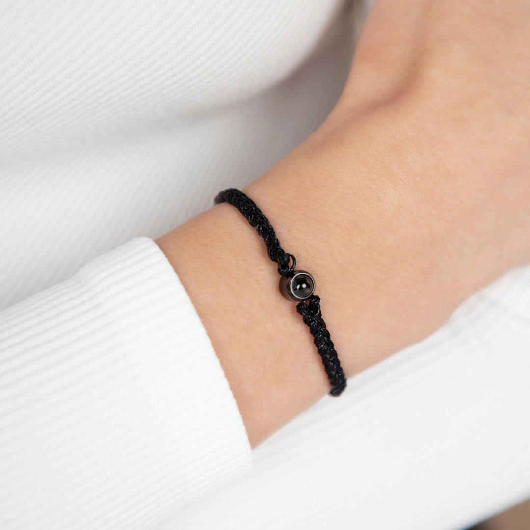 Custom Photo Projection Rope Bracelet