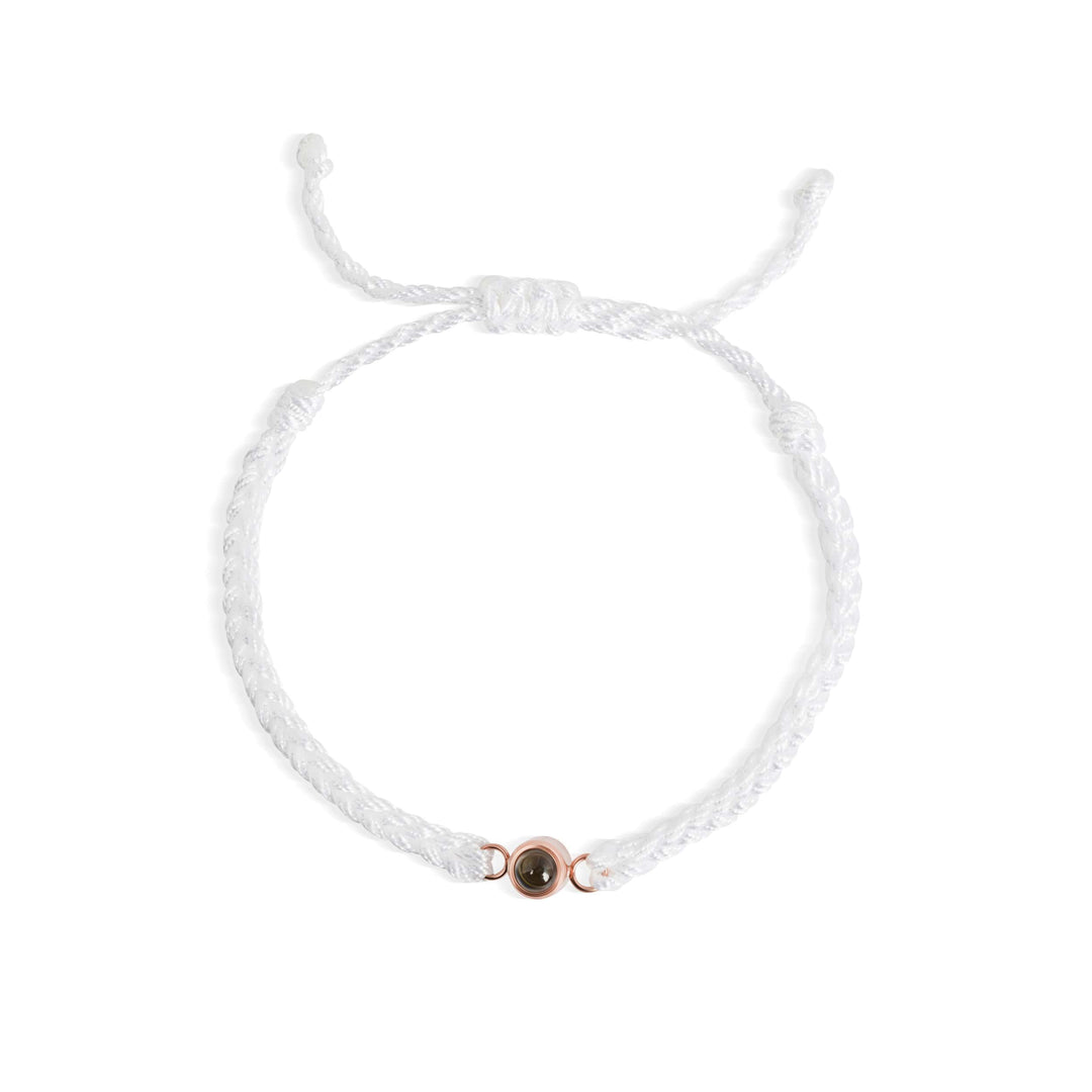 Custom Photo Projection Rope Bracelet