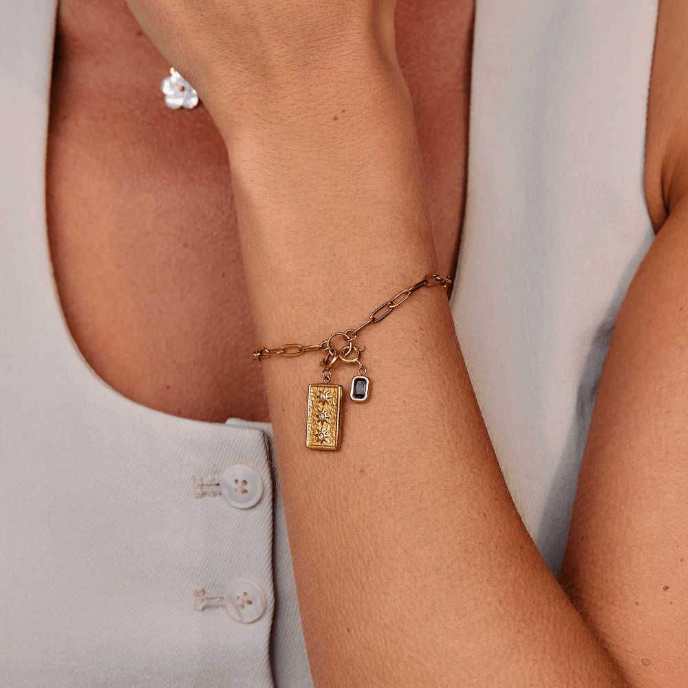 LuxeLoop Charm Bracelet