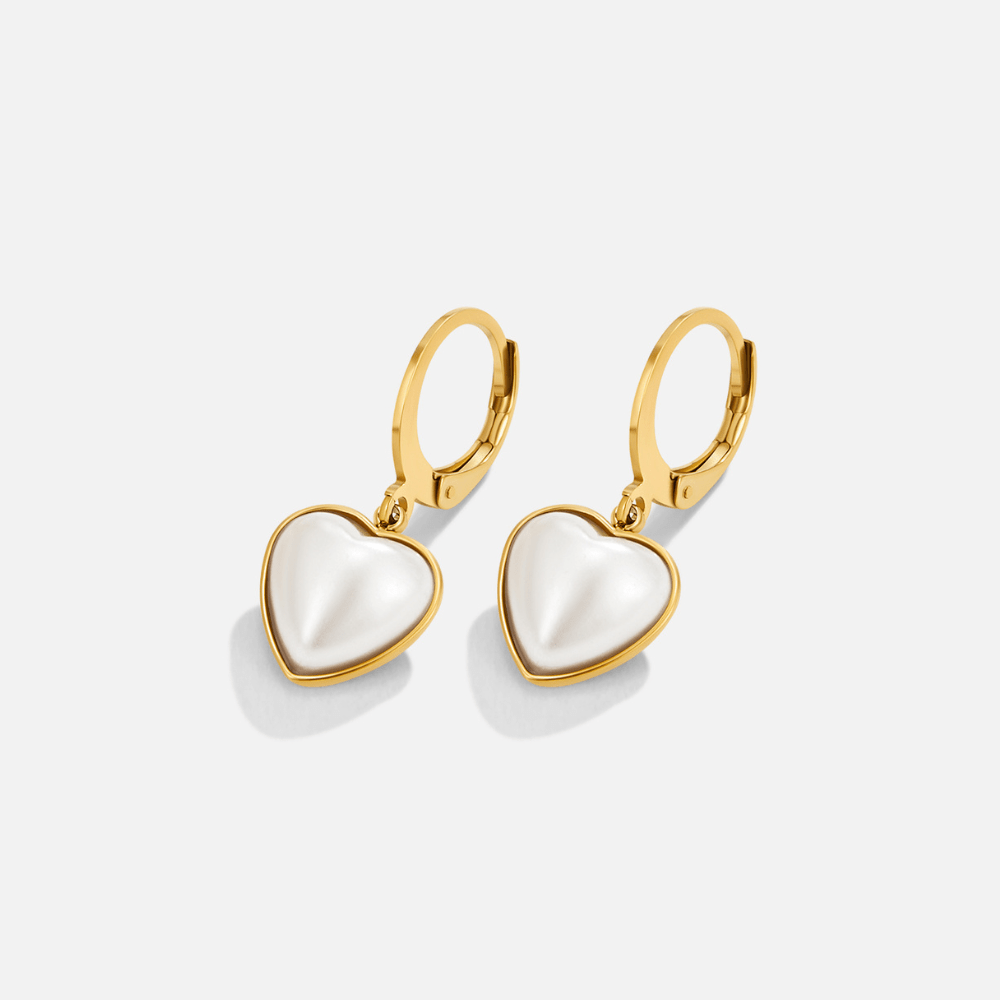 Pure Heart Creole Earrings