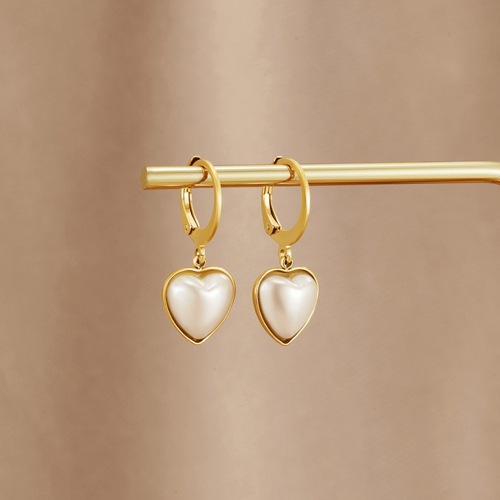 Pure Heart Creole Earrings