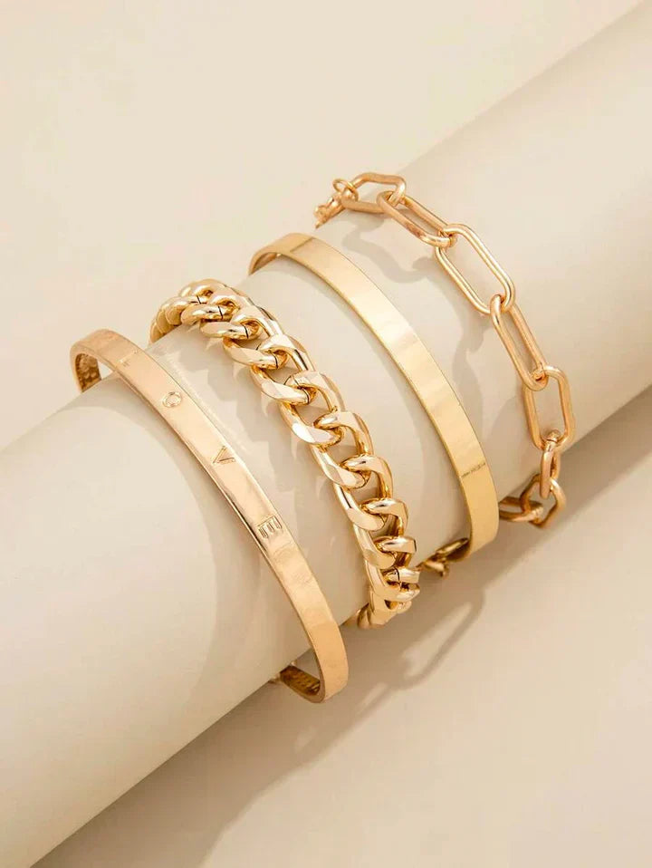 LuxeVibe Bracelet Set