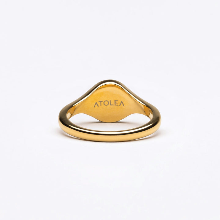 Soleil Éternel – Bague Sceau Élégante