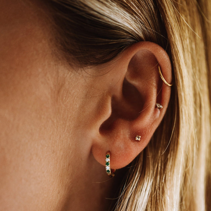 Boucles d’oreilles Éclat Oasis Verte