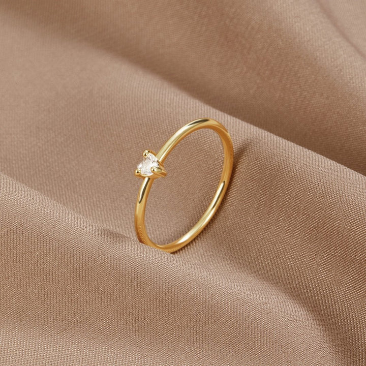 Heartfelt Charm: 'Petit Amour' Ring