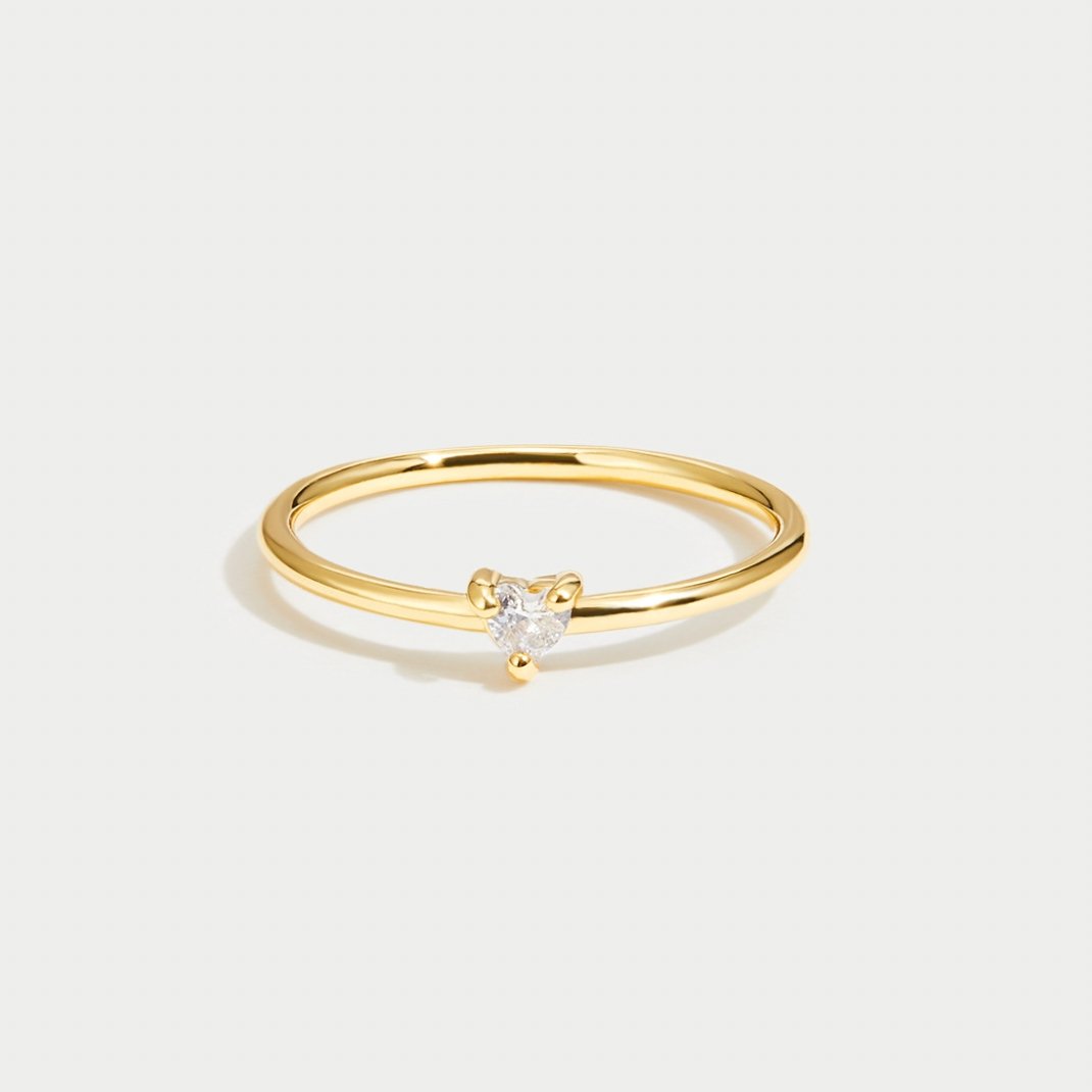 Heartfelt Charm: 'Petit Amour' Ring