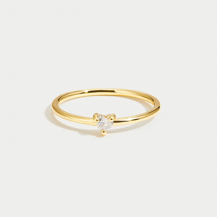 Heartfelt Charm: 'Petit Amour' Ring