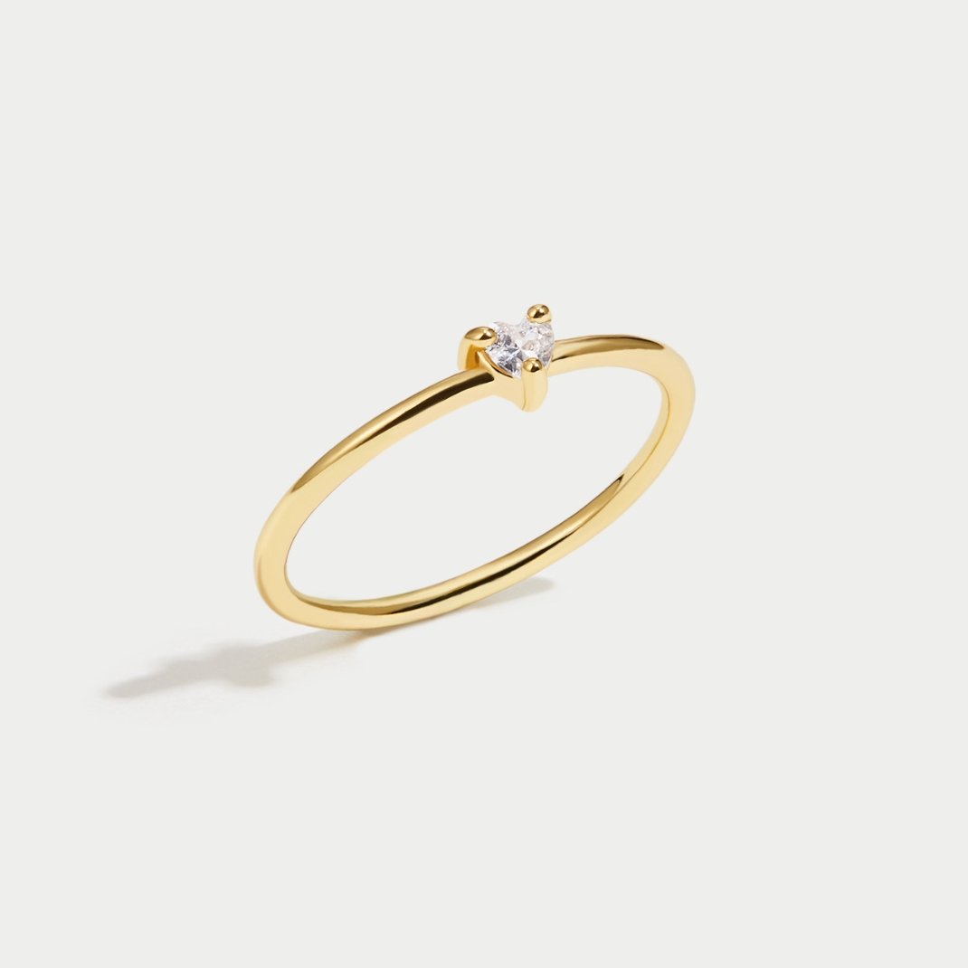Heartfelt Charm: 'Petit Amour' Ring