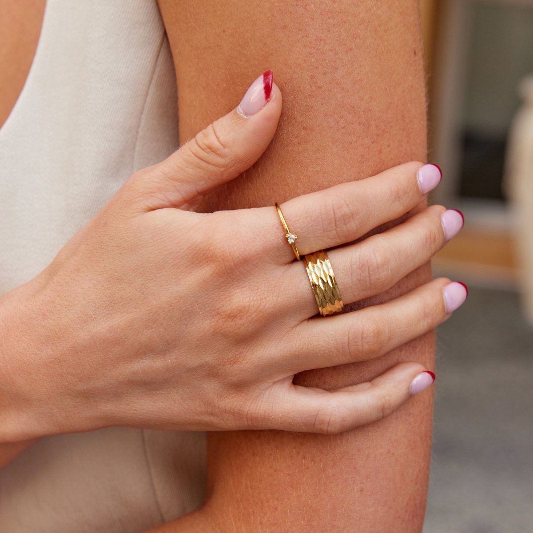 Heartfelt Charm: 'Petit Amour' Ring