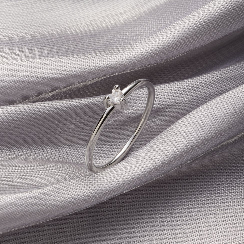 Crystal Heart Ring 'Little Love'
