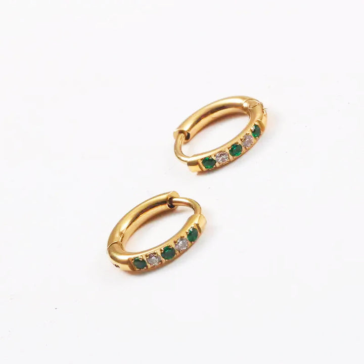 Boucles d’oreilles Éclat Oasis Verte