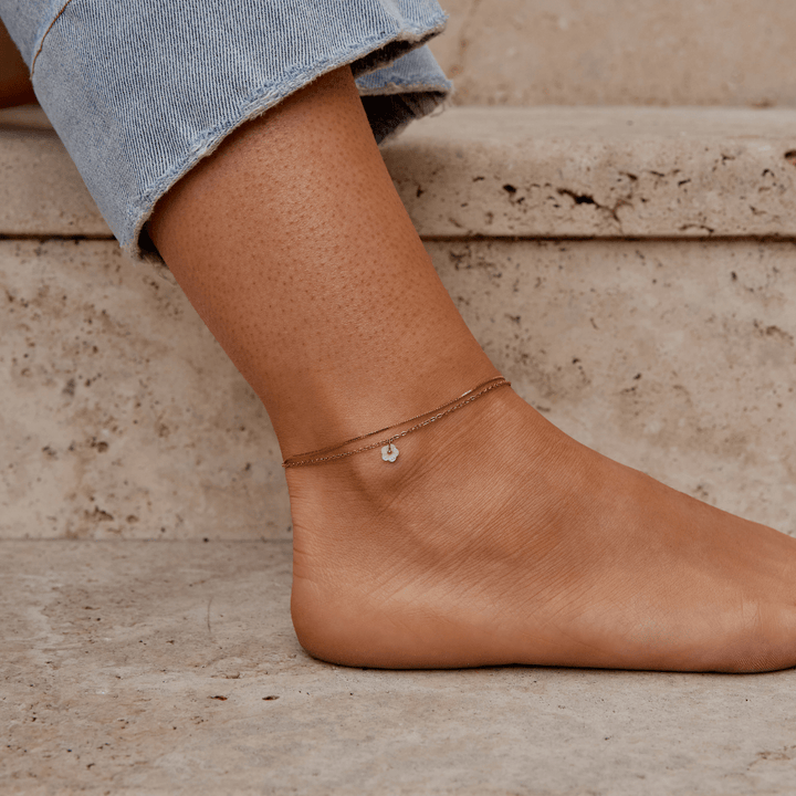 LunaCascade Anklet